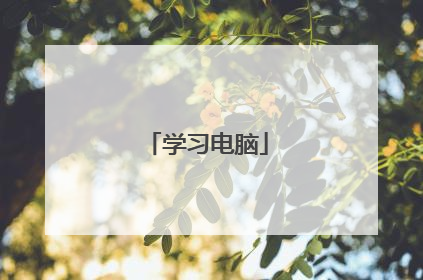 学习电脑