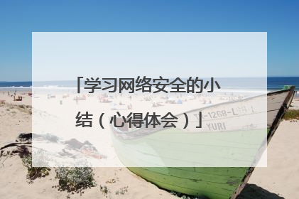 学习网络安全的小结（心得体会）