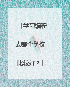 学习编程去哪个学校比较好?