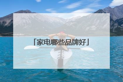 家电哪些品牌好