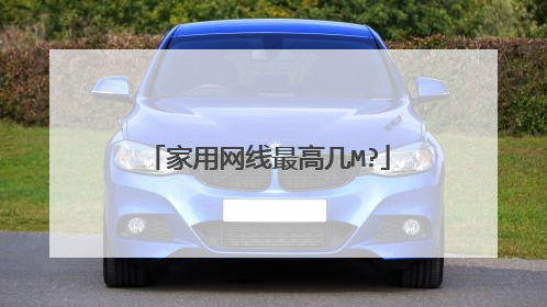 家用网线最高几M?