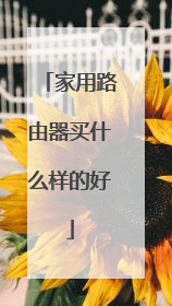 家用路由器买什么样的好