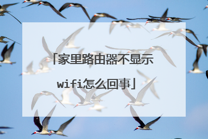 家里路由器不显示wifi怎么回事