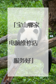 宝山哪家电脑维修店服务好