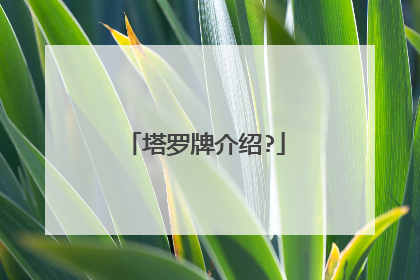 塔罗牌介绍?