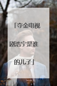 夺金电视剧浩宁是谁的儿子