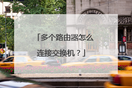 多个路由器怎么连接交换机？