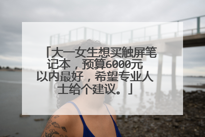 大一女生想买触屏笔记本,预算6000元以内最好,希望专业人士给个建议。