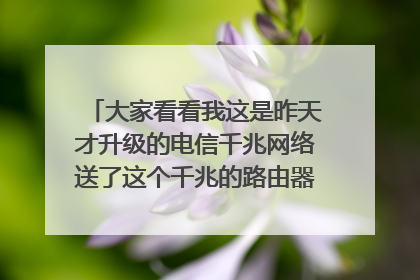 大家看看我这是昨天才升级的电信千兆网络送了这个千兆的路由器,为啥我感觉网速还是有点吃力呢?