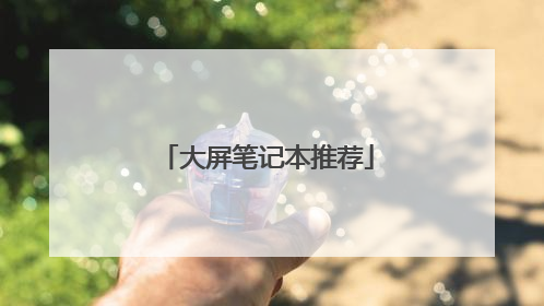 大屏笔记本推荐