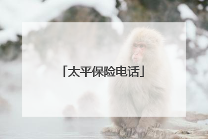 太平保险电话