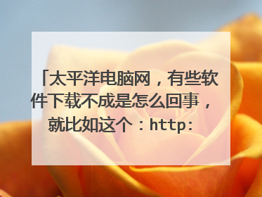 太平洋电脑网，有些软件下载不成是怎么回事，就比如这个：http://dl.pconline.com.cn/html_2/1/151/id=82