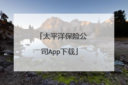 太平洋保险公司App下载
