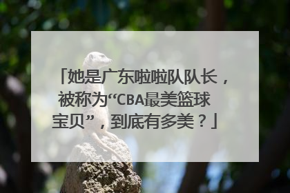 她是广东啦啦队队长，被称为“CBA最美篮球宝贝”，到底有多美？