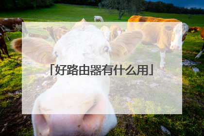 好路由器有什么用