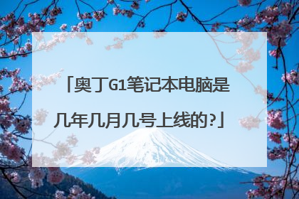 奥丁G1笔记本电脑是几年几月几号上线的?