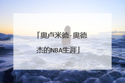 奥卢米德·奥德杰的NBA生涯