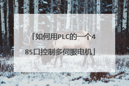 如何用PLC的一个485口控制多伺服电机