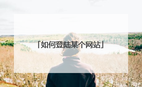 如何登陆某个网站
