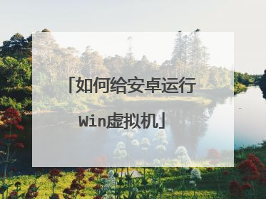 如何给安卓运行Win虚拟机