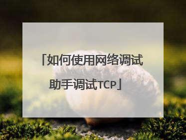 如何使用网络调试助手调试TCP