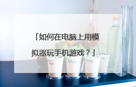 如何在电脑上用模拟器玩手机游戏?