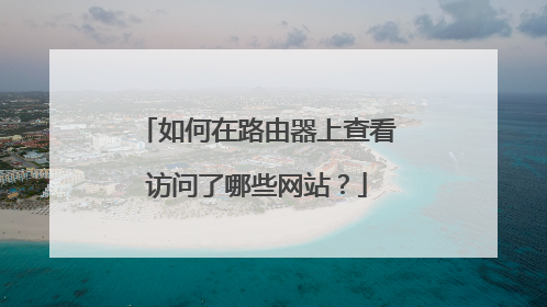 如何在路由器上查看访问了哪些网站?