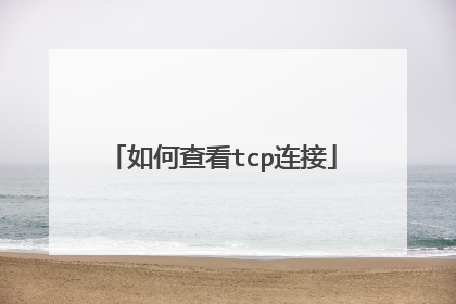 如何查看tcp连接