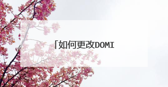 如何更改DOMINO的启动方式