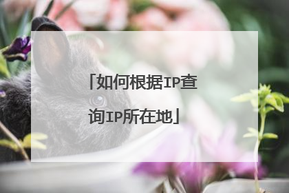 如何根据IP查询IP所在地