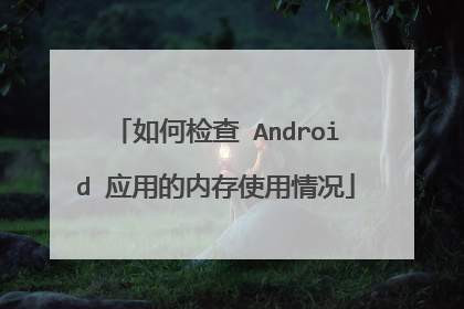 如何检查 Android 应用的内存使用情况
