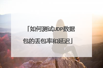如何测试UDP数据包的丢包率和延迟