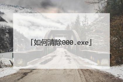如何清除000.exe