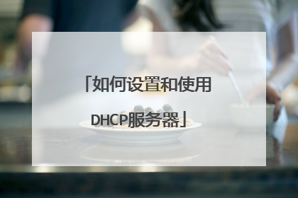 如何设置和使用DHCP服务器