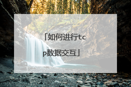 如何进行tcp数据交互