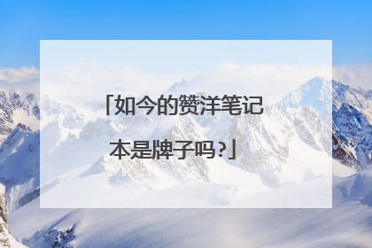 如今的赞洋笔记本是牌子吗?