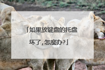 如果放键盘的托盘坏了,怎麼办?