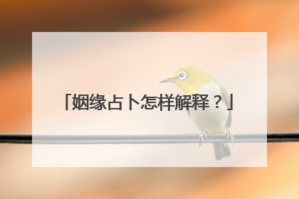 姻缘占卜怎样解释?