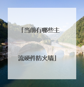 当前有哪些主流硬件防火墙