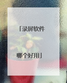 录屏软件哪个好用