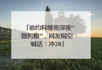 德约科维奇深夜“撒狗粮”，网友隔空喊话：冲20