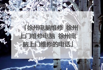 徐州电脑维修 徐州上门维修电脑 徐州电脑上门维修的电话