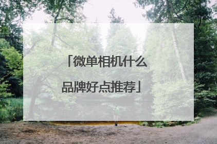 微单相机什么品牌好点推荐