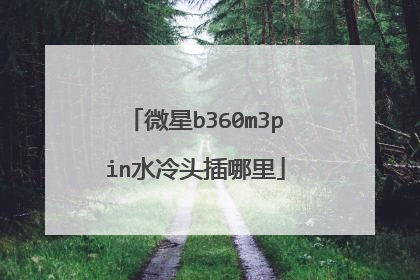 微星b360m3pin水冷头插哪里