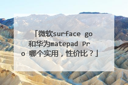 微软surface go和华为matepad Pro 哪个实用,性价比?