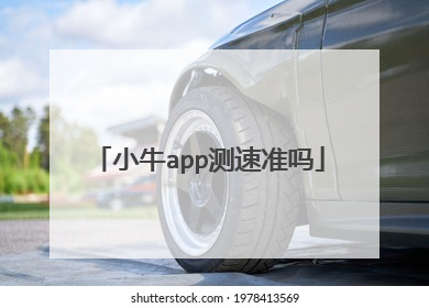 小牛app测速准吗