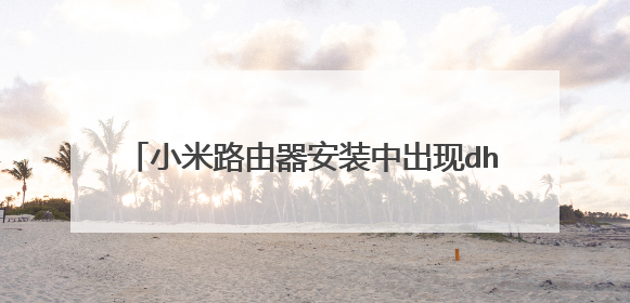 小米路由器安装中出现dhcp服务异常是什么意思