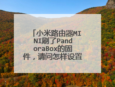 小米路由器MINI刷了PandoraBox的固件,请问怎样设置屏蔽视频广告?