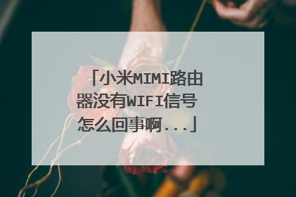 小米MIMI路由器没有WIFI信号怎么回事啊...