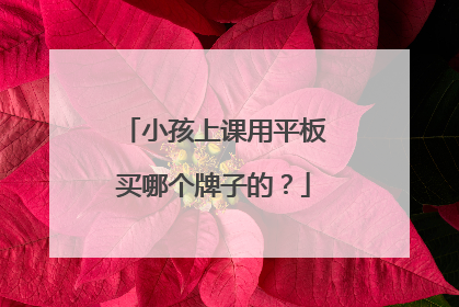 小孩上课用平板买哪个牌子的？